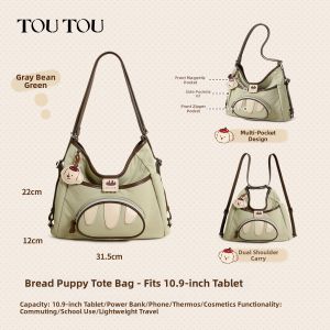 TOUTOU | Spacious Light Tote Bag Backpack
