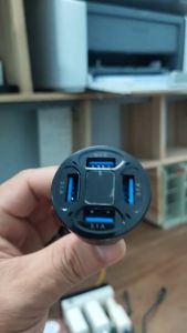 Tẩu sạc ô tô sạc nhanh 3.1A 4 Cổng usb sạc hiển thị volt sạc sạc xe hơi 12v 24v sạc điện thoại ô tô sạc máy trên xe