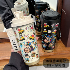 Cốc Cà Phê Cách Nhiệt Bằng Thép Không Gỉ 316 Cấp Thực Phẩm Dễ Thương Có Ống Hút Cốc Nước Bằng Dầu Sáp Màu Xanh Lá Cây