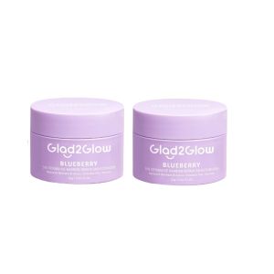 Hemat 2Pcs Glad2Glow Blueberry Moizturizer Cream 5X Ceramide Skinbarrier