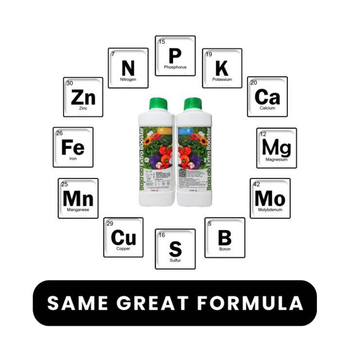 (IMPROVED VERSION) 2L Baja AB Extra Booster Fertigasi Hidroponik ...