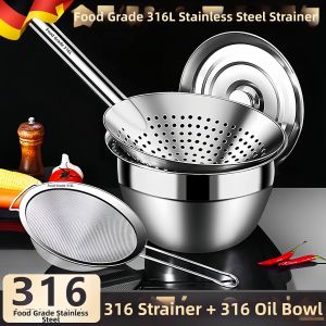 Commercial Grade 304 Stainless Steel Strainer Sieve