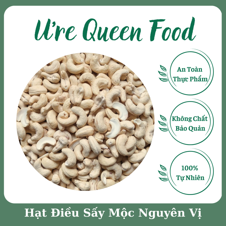 Hạt Điều Sấy Mộc Nguyên Vị Sạch Vỏ, Hạt Điều Chắc Mẩy, Đậm Vị, Không ...