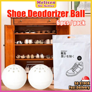 🚅𝗦𝗚 𝗦𝗧𝗢𝗖𝗞💨 6pcs/pack Shoe deodorant ball / Sneaker odour eliminator / Shoe fragrance perfume ball air freshener / Shoe odor remover 鞋子除臭剂 鞋子除臭球