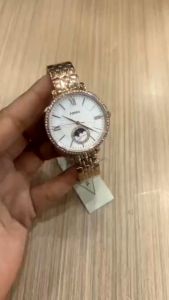 [Promo] Jam Tangan Wanita FS ES 5164 5165 5166 5167 / ES5164 ES5165 ES5166 ES5167 Jacqueline Stainless Steel Strap Original Garansi 2 Tahun [✔COD][100% Authentic]