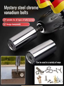 【MISUIY】💕Best seller💕Multi-function magic sleeve chrome vanadium steel Universal sleeve combination tool/wheel cylinder wrench
