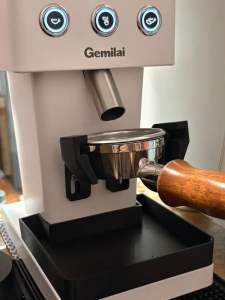 58mm Portafilter Holder and Catch Tray for Gemilai 9015 Coffee Grinder