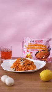 BaiXiang Instant Noodles Creamy Hot Chicken Flavor Noodles (112g x 5 packets) [Super Chili Series] 白象大辣娇奶油火鸡味拌面