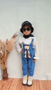 Overall Boneka Anak - Jumpsuit Wearpack Celana dan Rok anak usia 1-7 tahun