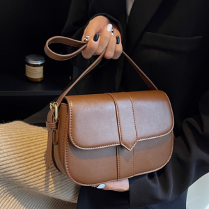 Small Bag for Women 2023 Spring/Summer New Arrival Easiest for Match Vintage Saddle Bag Stylish Good Texture Shoulder Underarm Bag Messenger Bag for Women