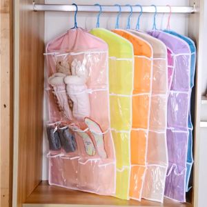 Túi Treo Đồ Thông Minh 16 Ngăn Túi Đựng Quần Áo Đồ Lót Tất Vớ Chia Ngăn Đa Năng A3643