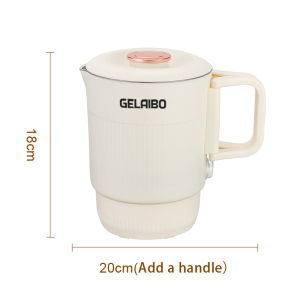 Ấm Đun Nước Điện GELAIBO Có Thể Gập Lại Bằng Thép Không Gỉ 304 Với Thiết Kế Hai Lớp Chống Đa Chức Năng Ấm Đun Nước Du Lịch Có Tính Năng Tự Động Tắt Và Bảo Vệ Quá Nhiệt An Toàn