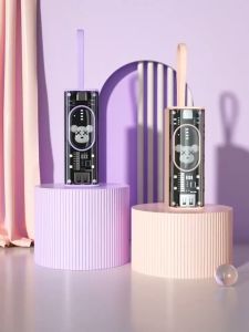 2 in 1 Pocket cartoon power bank Fast Charge 20000 mAh For Type-C/iPh Port Built-in Cable Small Portable