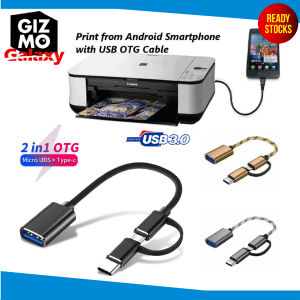 USB C 3.1 2 in 1 Type-C + Micro USB OTG Adapter /Micro USB / Type-C for Android Smart Phone to Printer Pendrive Mouse Keyboard etc