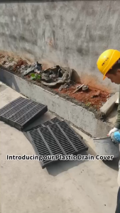 HDPE Nắp đậy thoát nước chắn rác cao cấp cho cống kênh rãnh: Tải trọng A15 chống trơn trượt.