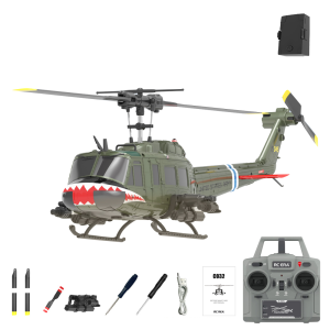 C032 6CH Brushless RC Helicopter Flybarless Optical Flow TOF Altitude Hold 3D Inverted Stunt Scale Military Drone Adult Toy Gift