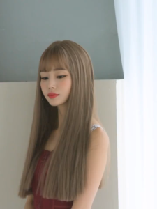 🔥[ Tặng Lưới ]-Tóc Giả Nữ Nguyên Đầu Thẳng Dài A09 – Tóc Cả Đầu Mềm Mượt Phong Cách Hàn Quốc Đội Là Xinh Tự Tin