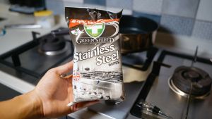 GREENSHIELD | Kitchen Stainless Steel Cleaning Wipes Kitchen Grease Cleansing 70s | Lap Tisu Pembersih Keluli Dapur