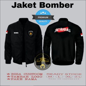 Jaket Bomber Jatanras Anti Air Custom Nama Dan Logo