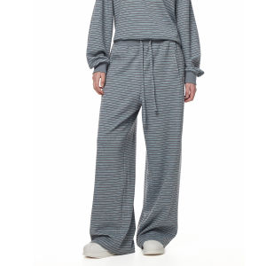 Turn Signal | Striped Knitted Casual Sport Suit Women
