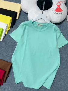 Áo Thun thái Nữ Cotton 100% Trơn Form Rộng 50~70kgMịn MátCo Giãn 4 ChiềuCá TínhBán Chạy [Mã A41]