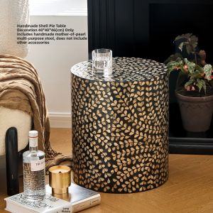 Retro Designer Side Table Aesthetic Decorative Corner Table