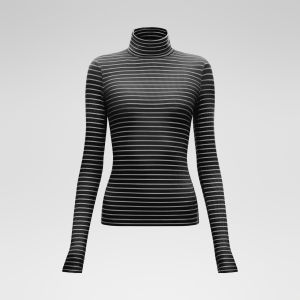 Bananain Thermal Base Layer Womens Underwear High Neck Warmth Set Long Sleeve Inner Wear Autumn Winter Essential T-Shirt