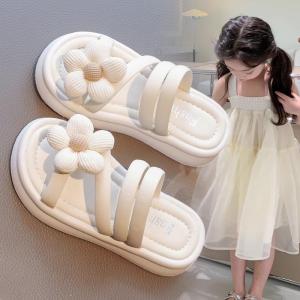 รองเท้าแตะเด็กผู้หญิง รองเท้าแตะกลางแจ้ง รองเท้าแตะแฟชั่น รองเท้าแตะ PVC รองเท้าแตะแบบสวมสบายสำหรับฤดูร้อน