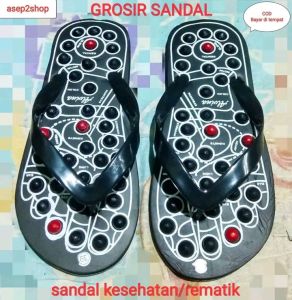 PROMO Sandal Refleksi Rematik Terapi Kesehatan akupuntur pria dewasa