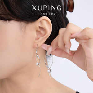 Bông Tai Hình Học Giả Ngọc Trai Mảnh Mai Elegante