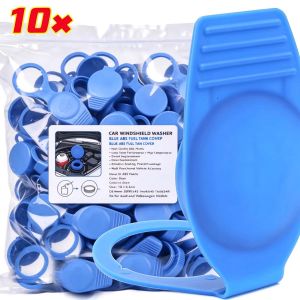 10x Car Windshield Washer Fluid Tank Cap for VW Golf Jetta Passat Audi A3 Skoda 8D0955455 1H0955455 1K0955455 Blue ABS Fuel Tank Sealing Cover