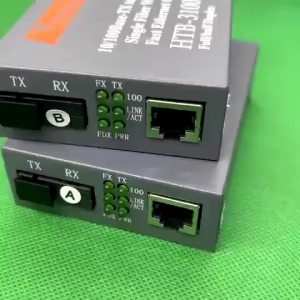 Bộ chuyển đổi quang điện HTB-3100A/B converter quang LAN truyền xa ổn định dùng cho camera mạng