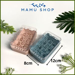 Hộp đựng xà bông cục đựng xà phòng có nắp soap holder Mamu shop M81