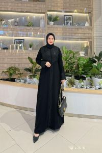 arabian jet black bordir termewah kekinian//Arabian Bilqis populer 2024//promo COD//Yunita Lestari fashion