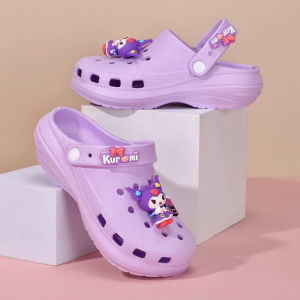 Merry Rose Kuromi Sandals Stylish Cartoon Kids Slides EVA Material Slippers 6699-2