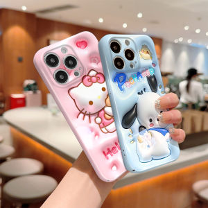 Hontinga All-inclusive Film Casing For OPPO A12 A7 A5S A12S A9 2020 F11 Case Korean film Phone Case Cute Hello Kitty Back Casing lens Protector Design Hard Cases Shockproof Shell Full Cover Casing For Girls