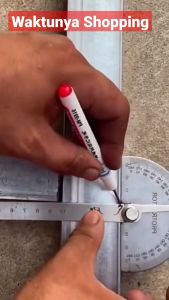 Penggaris Kedalaman Kayu Penanda Depth Ruler Marking Gauge Scriber European Woodworking Wheel A-71