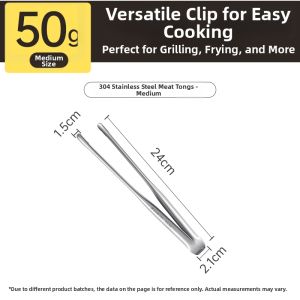 COOKER KING | 304 Stainless Steel Food Tongs