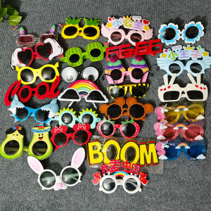 Girlfriends Take Photos Funny Glasses Funny Disco Dancing Female Sun Party Graduation Concave Shape Personal Influencer Sand Carving Sunglasses