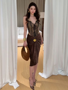 SHANGSHA | Luxury Elegant Mature Womens Lace Outfit Set