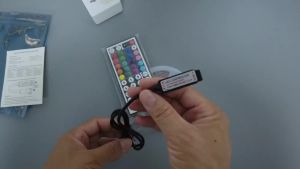 This indoor decorative RGB light strip is USB powered and suitable for use in bedside rooms living rooms holiday decorations.