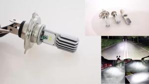 1 Chiếc P15D H4 LED Đèn Pha Xe Máy Bóng Đèn Độ Sáng Cao 6000K Trắng Đa Năng Cao Chùm Thấp DRL Sương Mù Xe Phụ Kiện