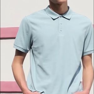 Áo thun POLO kiểu trơn vải Cotton cá sấu dày co dãn 4 chiều không ra Màu Menswear Thun