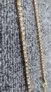 LADAMAS Gelang Titanium Dengan Permata Anti Karat SSteel Untuk Harian Gaya Korea GT7