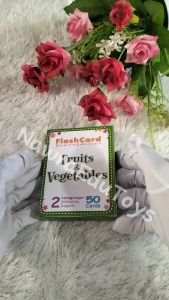 Flashcard BUAH & SAYUR Kartu Pintar Belajar Buah-buahan & Sayuran Flash Card Fruit and vegetables