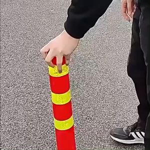 Traffic post warning column parking post reflective column warning pole barricade facilities elastic column
