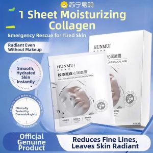 Hydrating Brightening Collagen Infusion Mask Lyocell Sheet Mask Snow White Tightening Beauty Protein Facial Patch Skincare