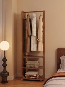 DONGMU | Rotatable & Movable Full-length Mirror with Clothes Hanger