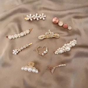 กิ๊บติดผมดาราเน็ตไอดอล 2025 สไตล์เกาหลี กิ๊บติดผมมุกสไตล์เกาหลีสำหรับผู้หญิง