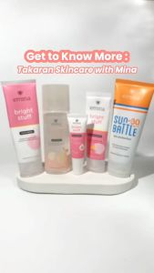 Emina Skincare Bright Stuff - Cream - Toner - Sabun/Facial Wash - Moist Cream - Face Toner 100 ml - Diperkaya dengan Vitamin B3 - Mencerahkan dan Menyegarkan Kulit - Formula Bebas Alkohol